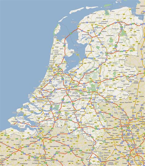 nederland kaart google maps